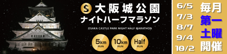 大阪城公園ナイトハーフマラソン