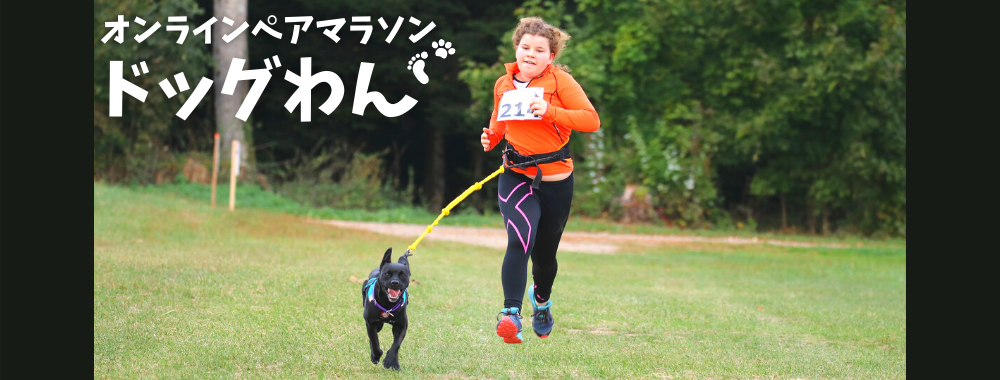 愛犬と一緒に走るオンラインペアマラソン ドッグわん マラソン大会情報ならスポーツワン