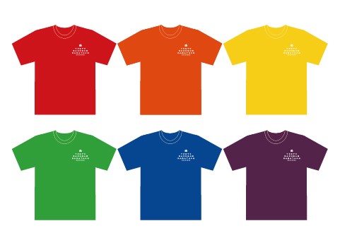 Original T-shirts in 6 different colors