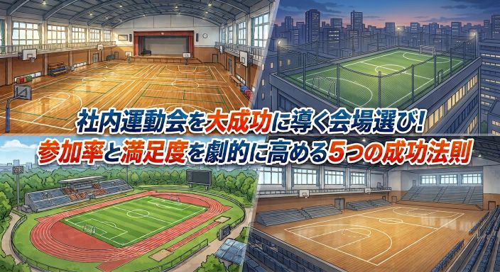 社内運動会の会場選定イメージ画像