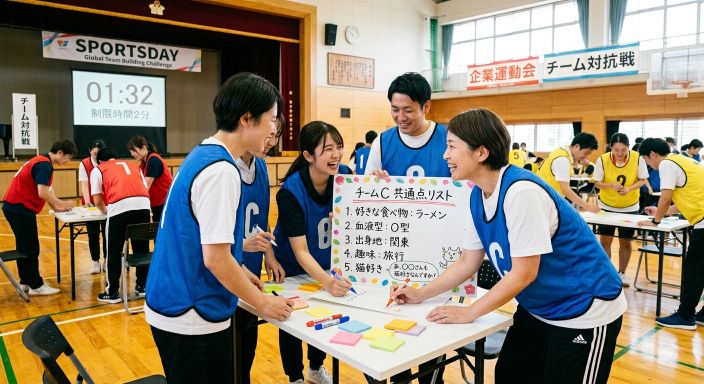 チーム対抗！共通点カウントバトルのイメージ