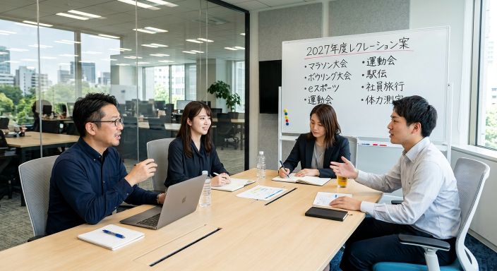 社内イベント、運動会、社内マラソン、社内駅伝、体力測定