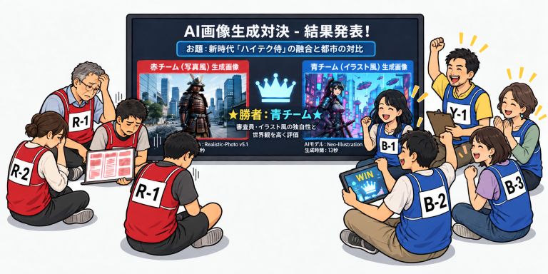 AI画像生成対決