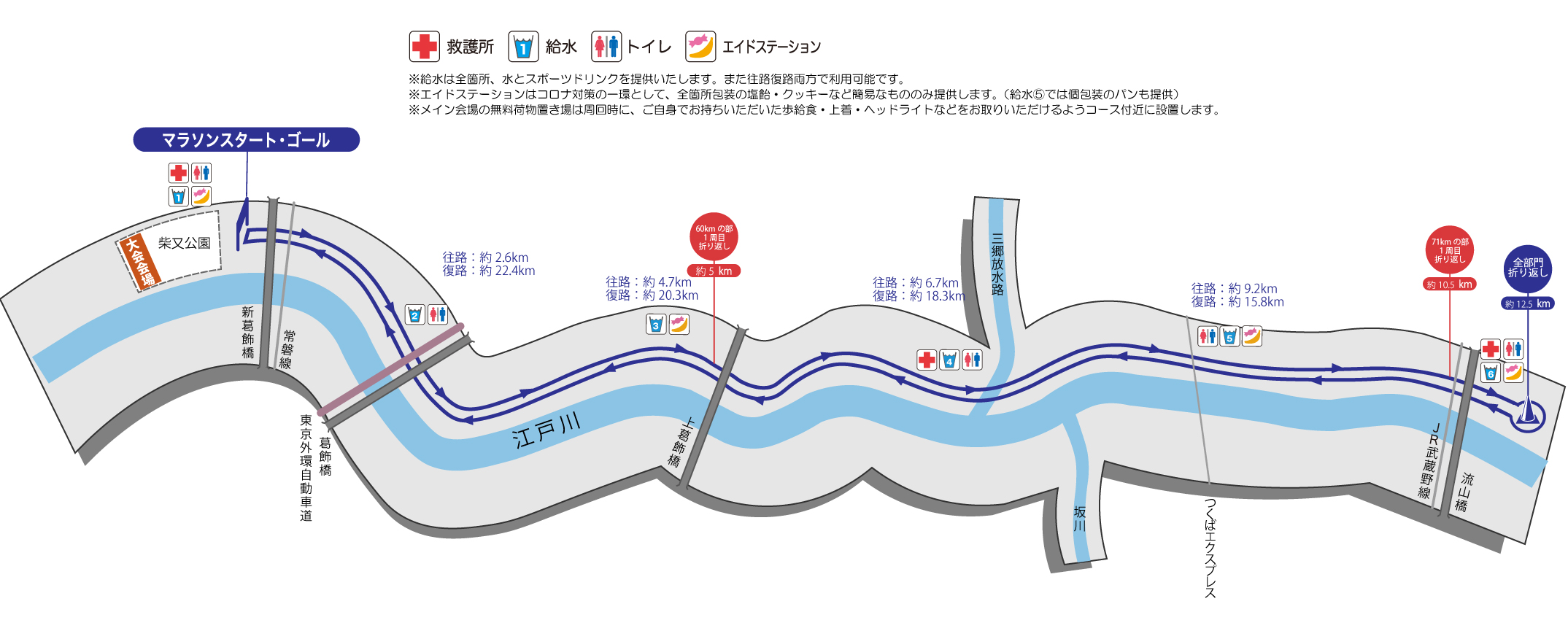 東京大会 コースマップ